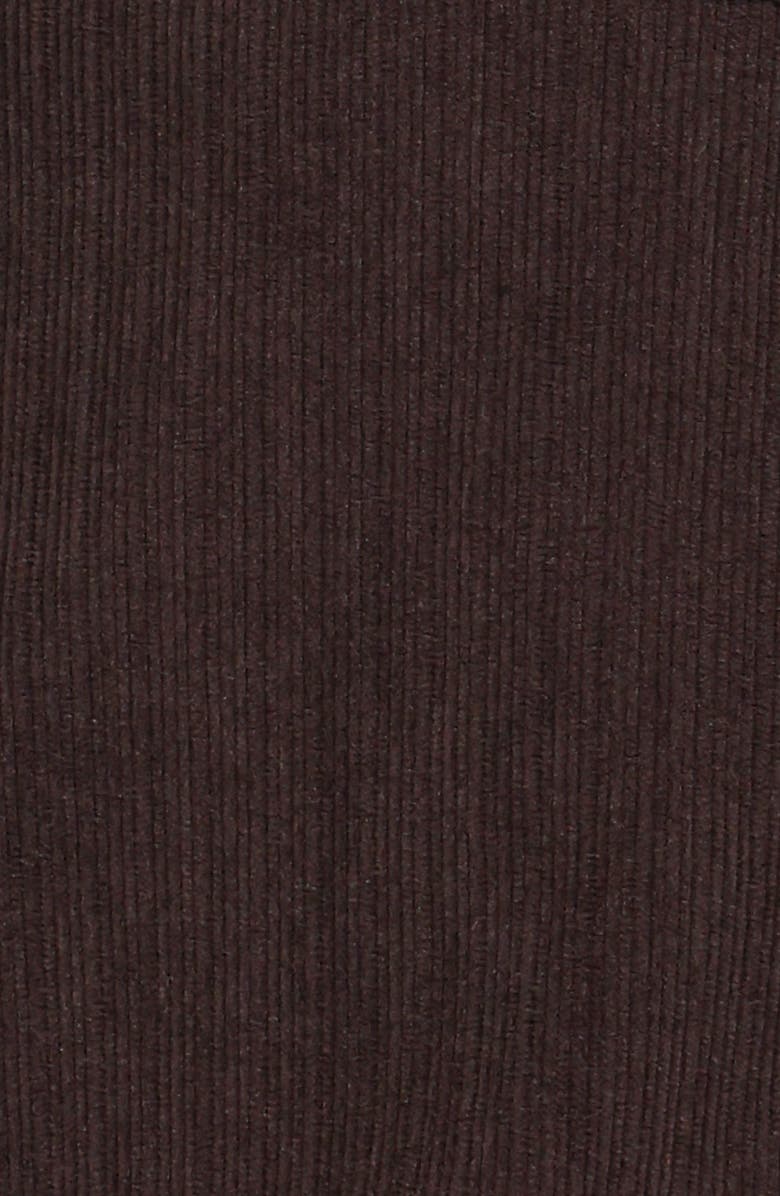 Petal & Pup Vesper Corduroy Wrap Romper, Alternate, color, Chocolate