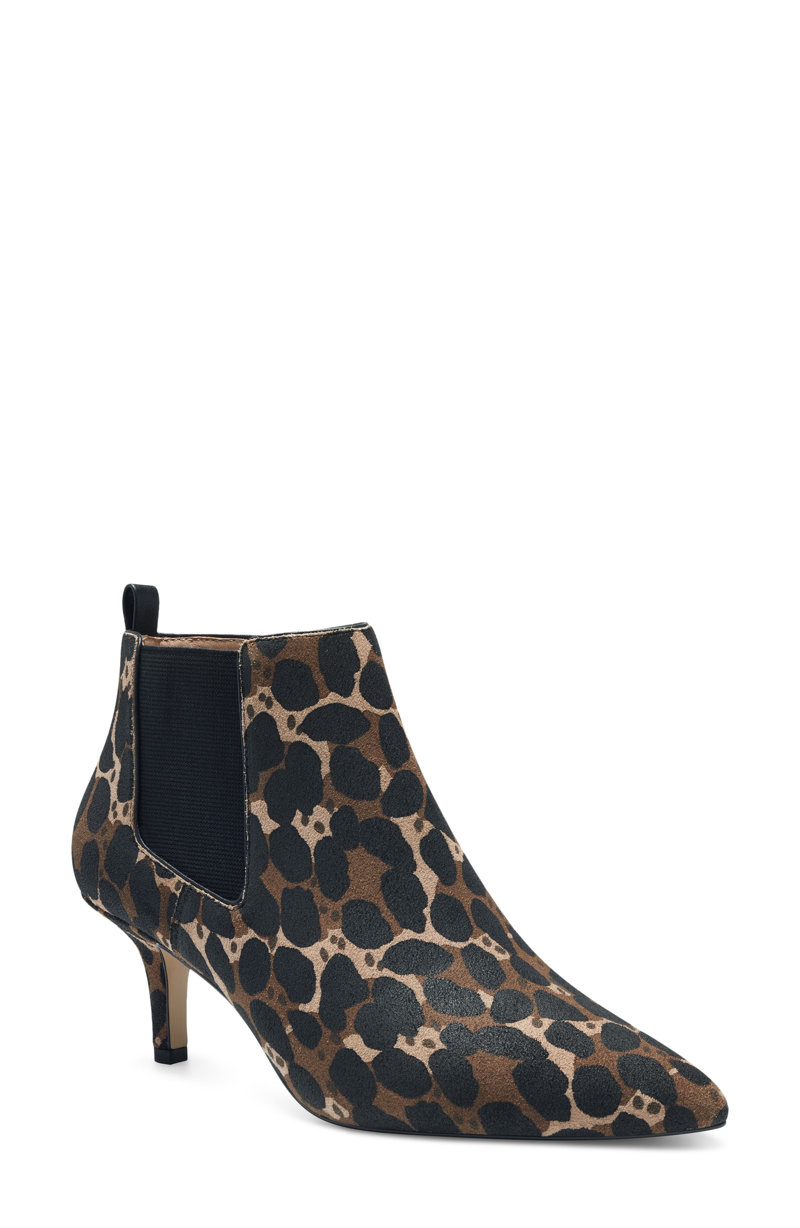 Darshina Bootie, Main, color, TAUPE/ BLACK SUEDE