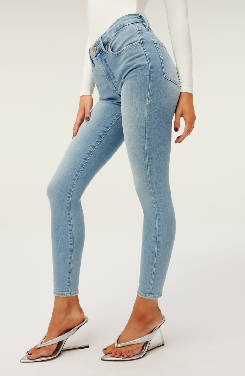 Good American Good Legs Ankle Skinny Jeans, Alternate, color, Blue629n