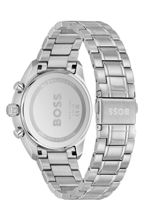 Hugo Boss Boss Grand Prix Chronograph Bracelet Watch, 40mm In Black