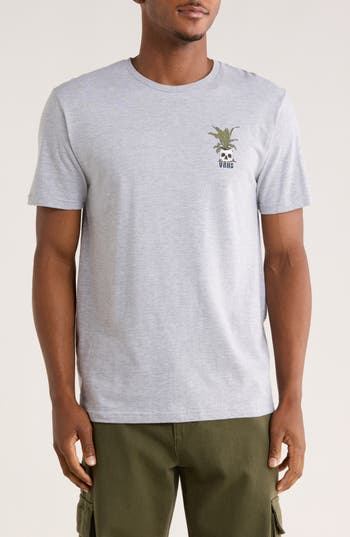 Vans Planted Logo Graphic T-shirt In Gray