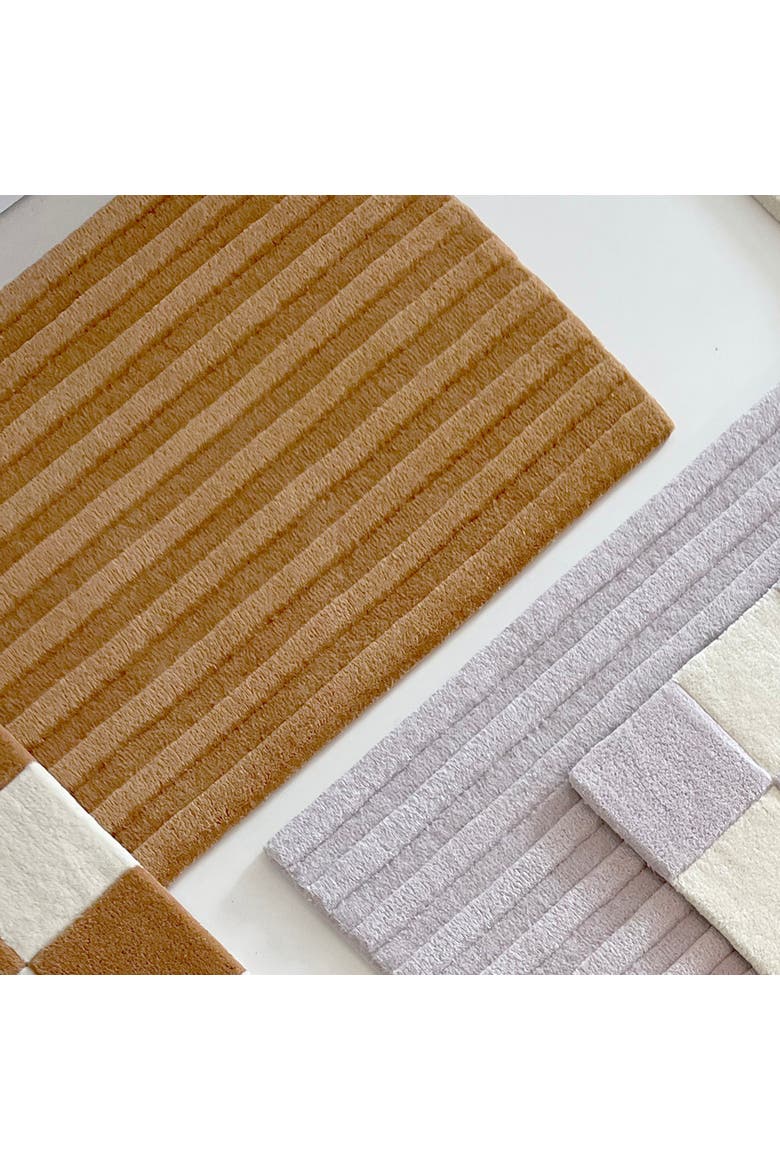 Solid Stripe Rug, Alternate, color, Terra Brown