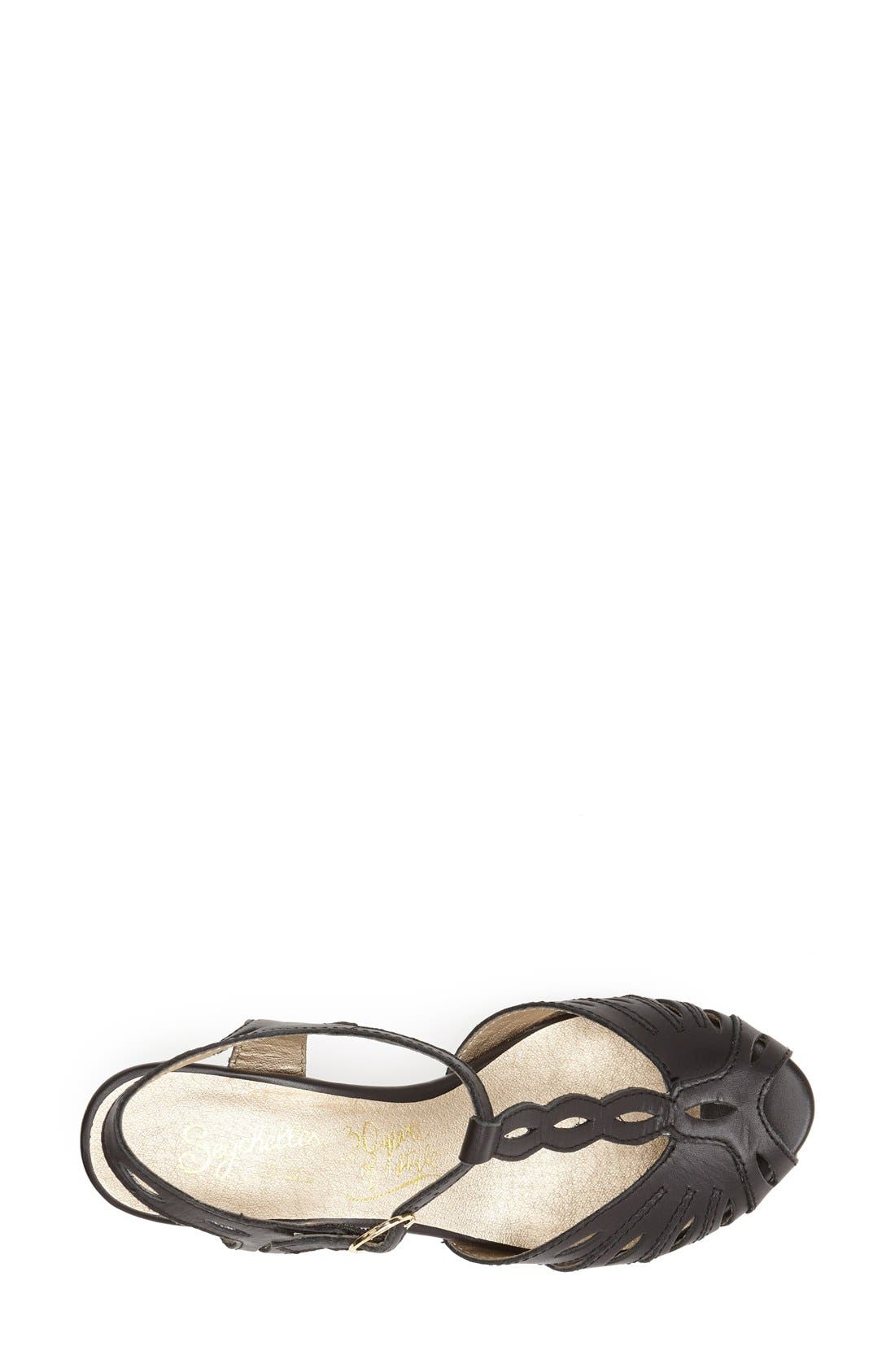 'Trip the Light - 30th Anniversary' T-Strap Sandal, Alternate, color, BLACK