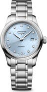Longines Master Collection Diamond Automatic Bracelet Watch, 30mm