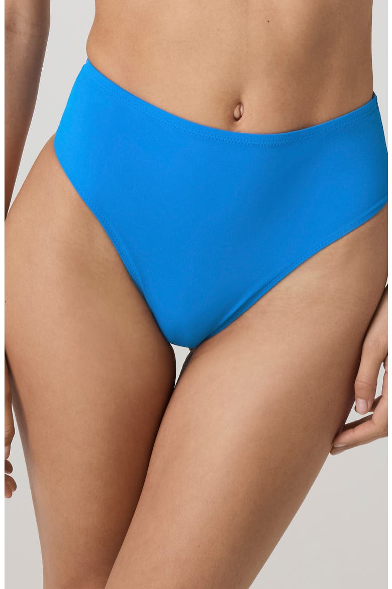 High Waist Bikini Bottoms, Alternate, color, REGATTA BLUE