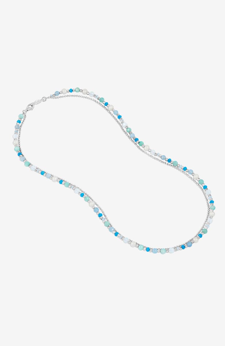 Dower & Hall Serenity Orissa Necklace, Alternate, color, Sterling Silver