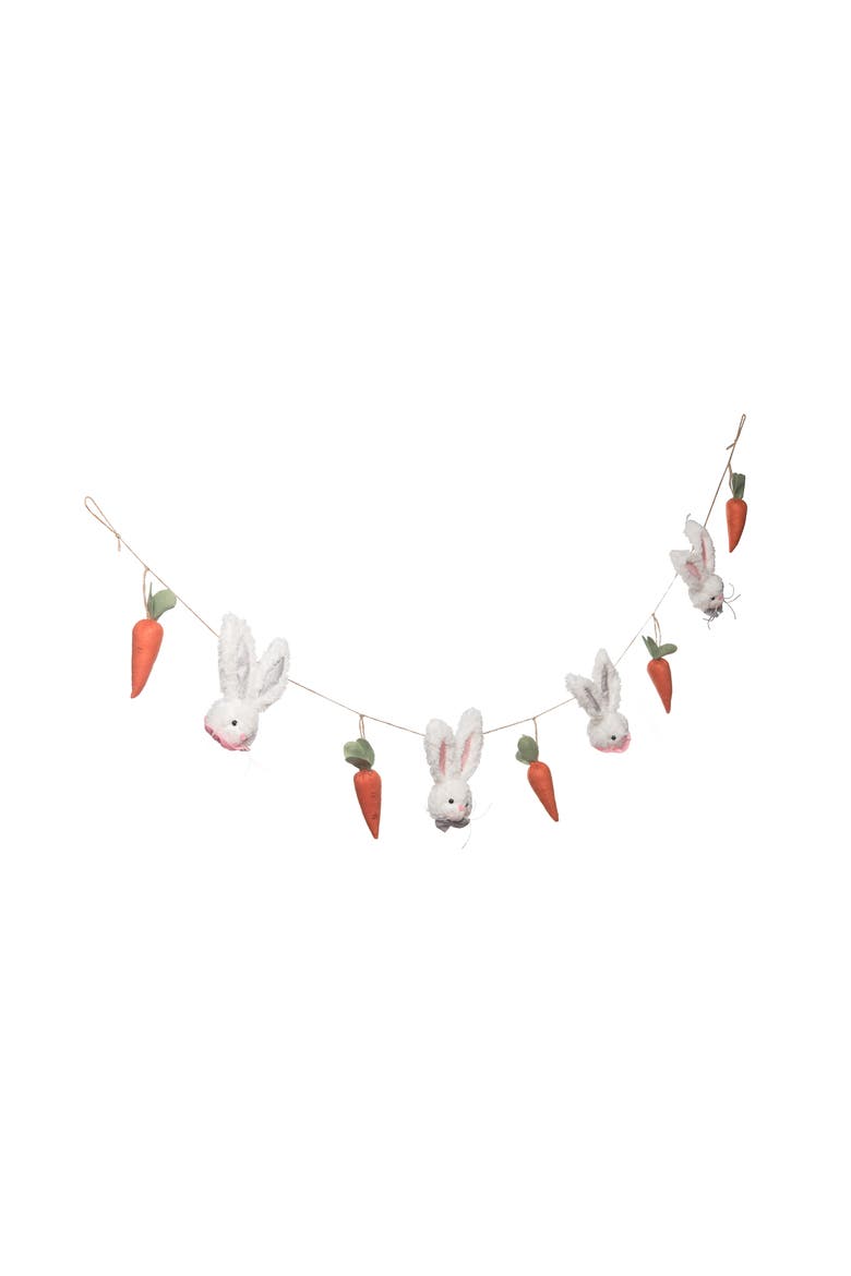 72 in Multicolor Easter PGarland Perfect for Easter Decor Banners and Garlands Made of Durable Polyester, Alternate, color, White