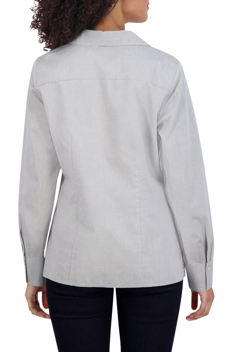 Foxcroft Katie Cotton Button-Up Shirt, Alternate, color, 