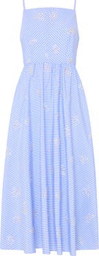Milly Emily Beaded A-Line Dress