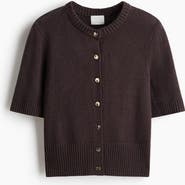 H&M Short-sleeved Cardigan