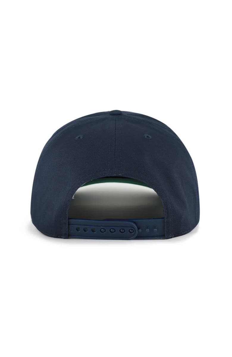 '47 Men's '47 Navy/Brown San Diego Padres Cooperstown Break Wood Suede Hitch Adjustable Hat, Alternate, color, Navy