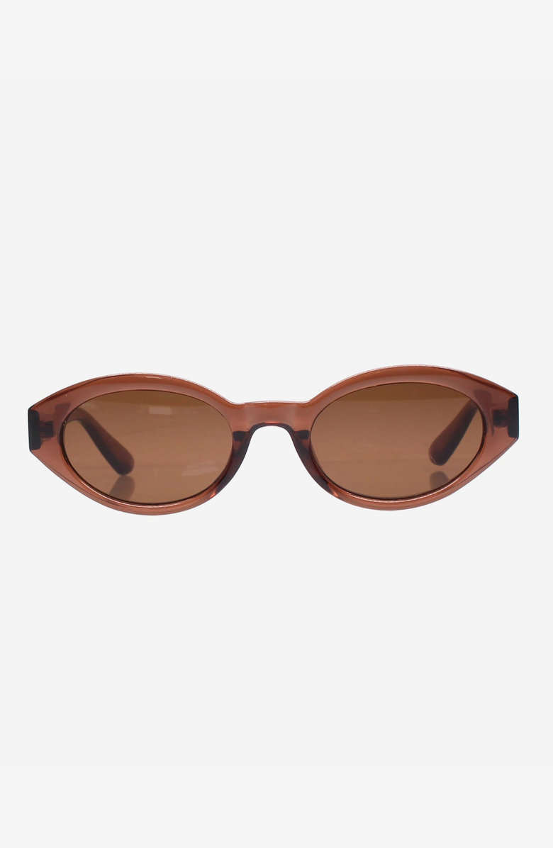 Reality Eyewear The Demi Sunglasses, Main, color, Mocca