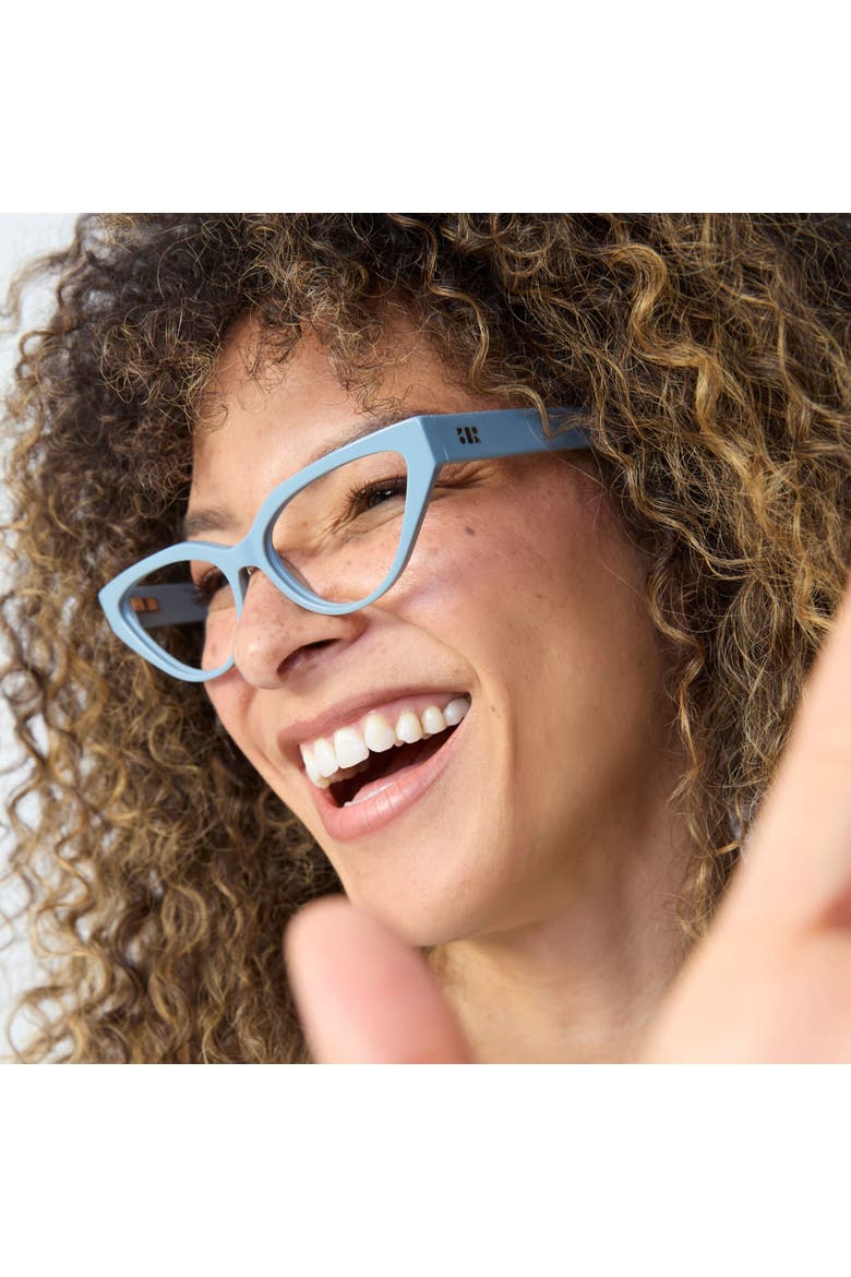 Nikki Reading Glasses, Alternate, color, Stone Blue