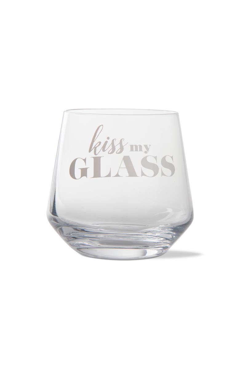 tag Kiss My Glass Wine Glass - Everyday Drinkware, Hand Wash, Main, color, White