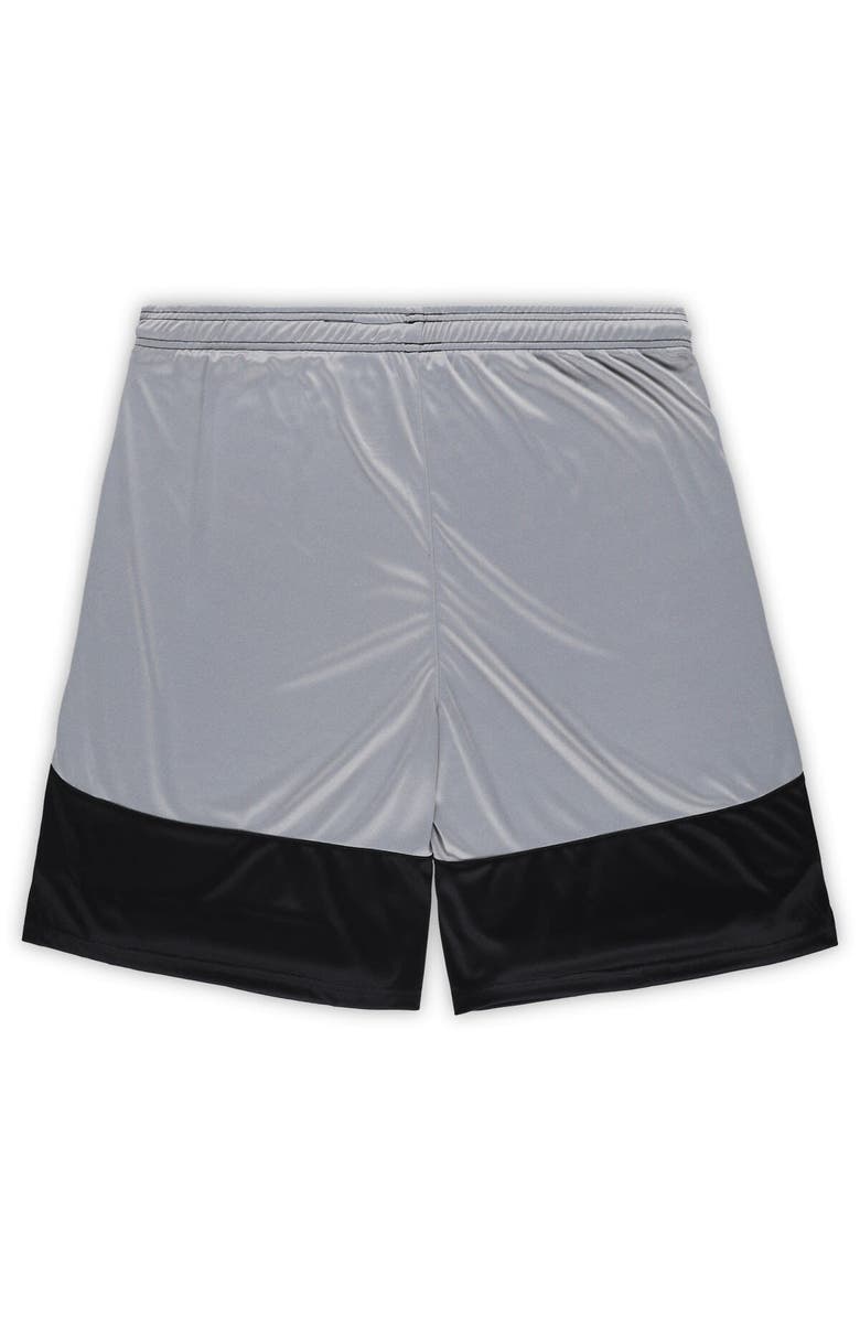 FANATICS Men's Fanatics Branded Black Pittsburgh Steelers Big & Tall Team Logo Shorts, Alternate, color, Black