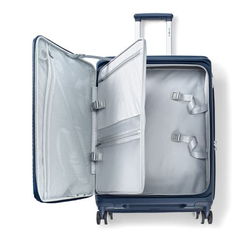 Samsonite Paralux Medium Expandable Spinner Suitcase In Blue