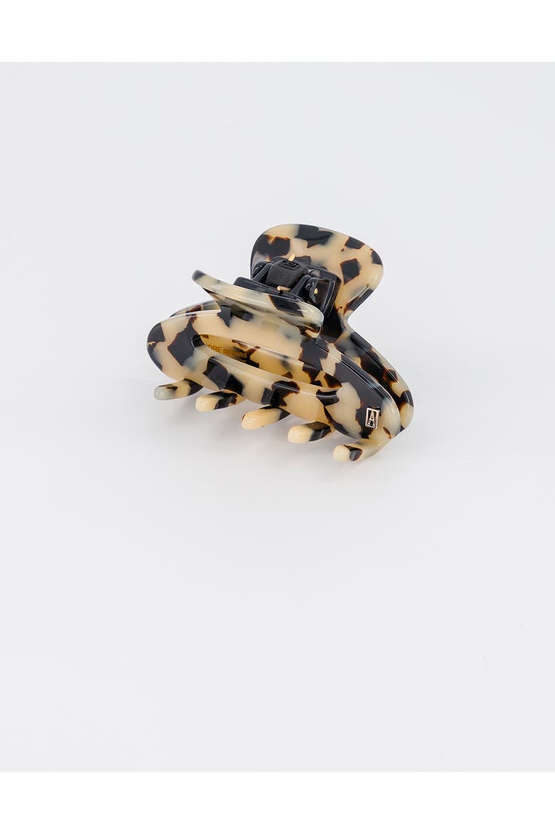 Clemenceau Small Acetate Hair Clip, Alternate, color, Grey