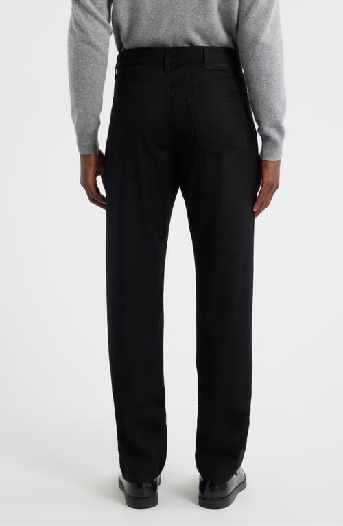Canali Lightweight Regular Fit Wool Flannel Pants In Multi