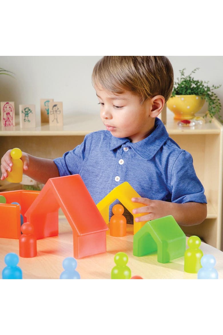 Discovery People - Rainbow - 16 Pieces, Alternate, color, Rainbow