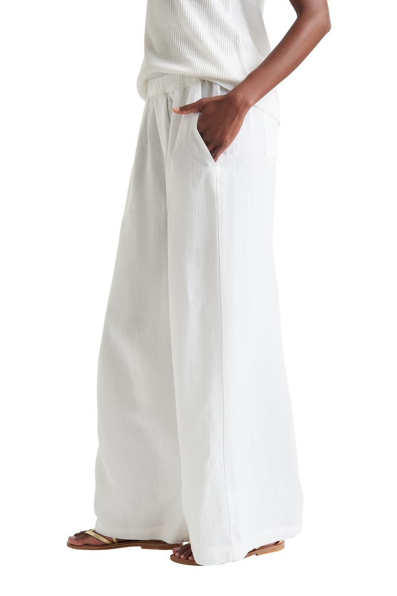 Angie Palazzo Pants, Alternate, color, WHITE