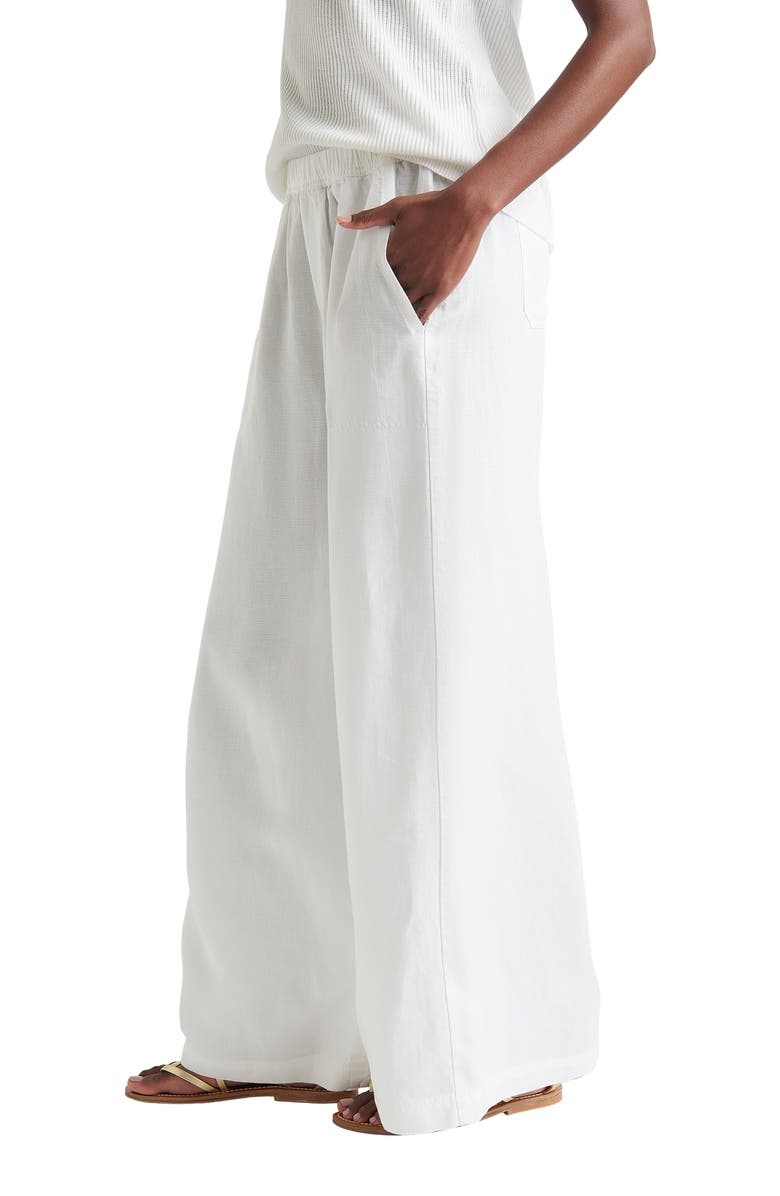 Splendid Angie Palazzo Pants, Alternate, color, White