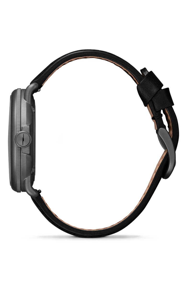 Shinola The Canfield Model C56 Leather Strap Watch, 43mm, Alternate, color, 