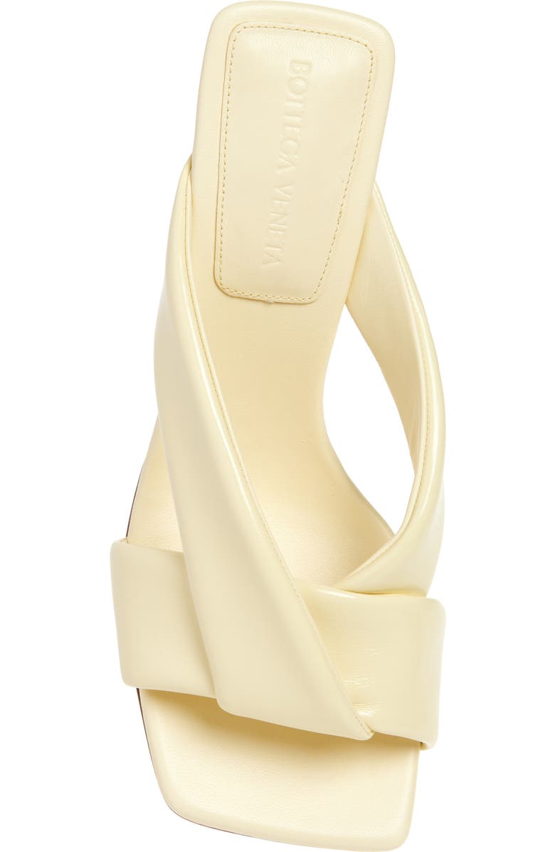 Bottega Veneta Riva Crossover Strap Sandal, Alternate, color, Camomile