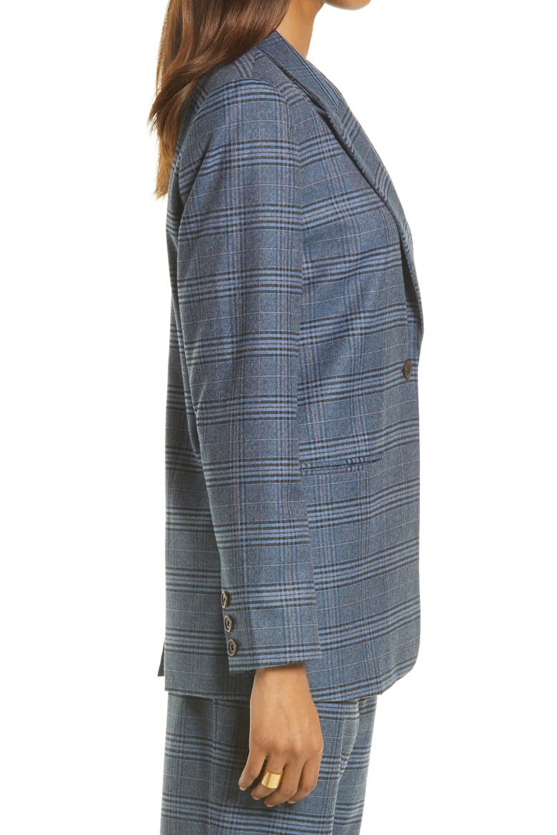 Plaid Blazer, Alternate, color, NAVY- BLACK HERITAGE PLAID
