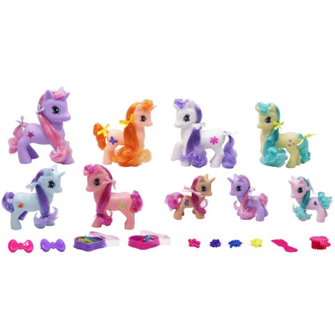 Mega Unicorn Mane & Tail Hair Styling Accessories Set