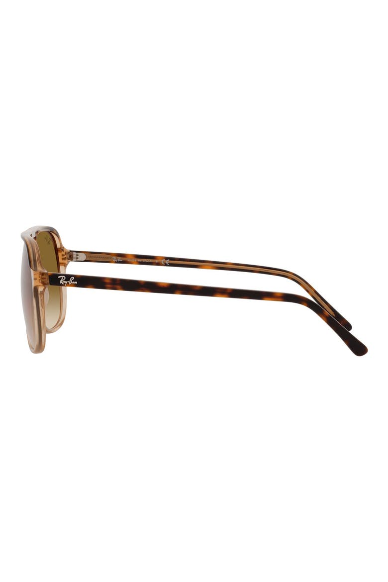 Bill 56mm Gradient Square Sunglasses, Alternate, color, TRANSPARENT BROWN