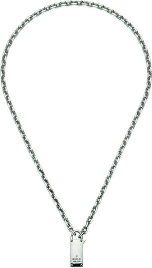 Gucci Trademark Lock Pendant Necklace | Nordstrom