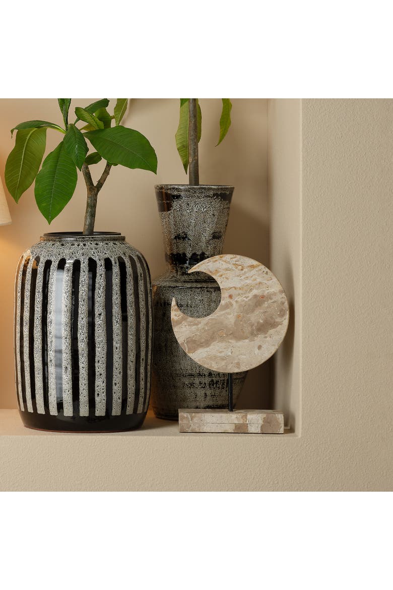 Crescent Marble Stand, Alternate, color, Cream