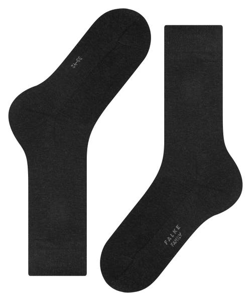 Falke Family Sustainable Cotton Socks In Black