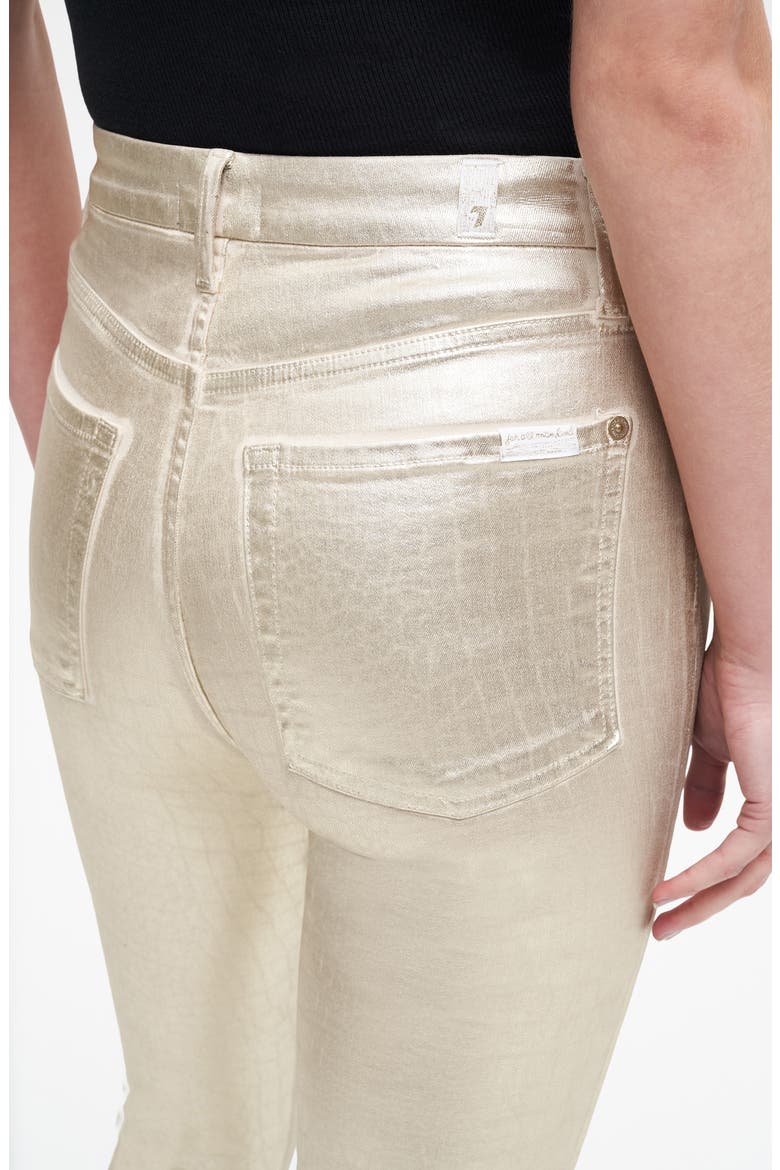 Aubrey High Waist Skinny Fit Pants, Alternate, color, WHTCROC CT