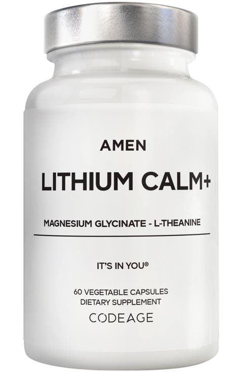 Lithium Calm+, Magnesium Glycinate & Oxide Supplement