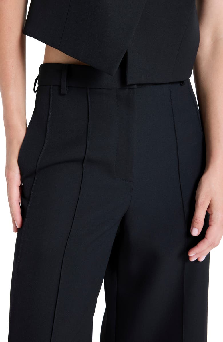 TWP Bond Street Virgin Wool Pants, Alternate, color, Black