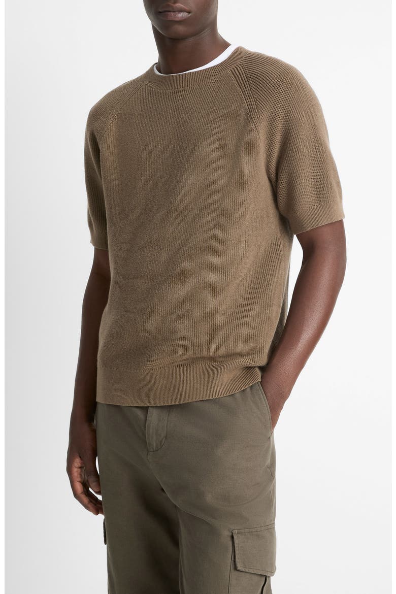 Raglan Short Sleeve Sweater, Alternate, color, SHROOM