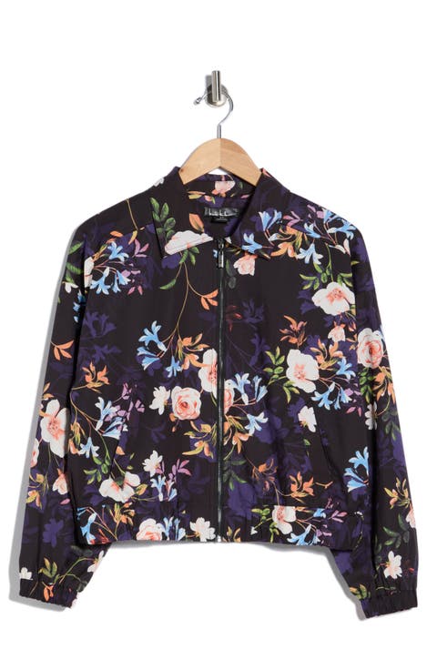 Adley Floral Stretch Cotton Poplin Jacket