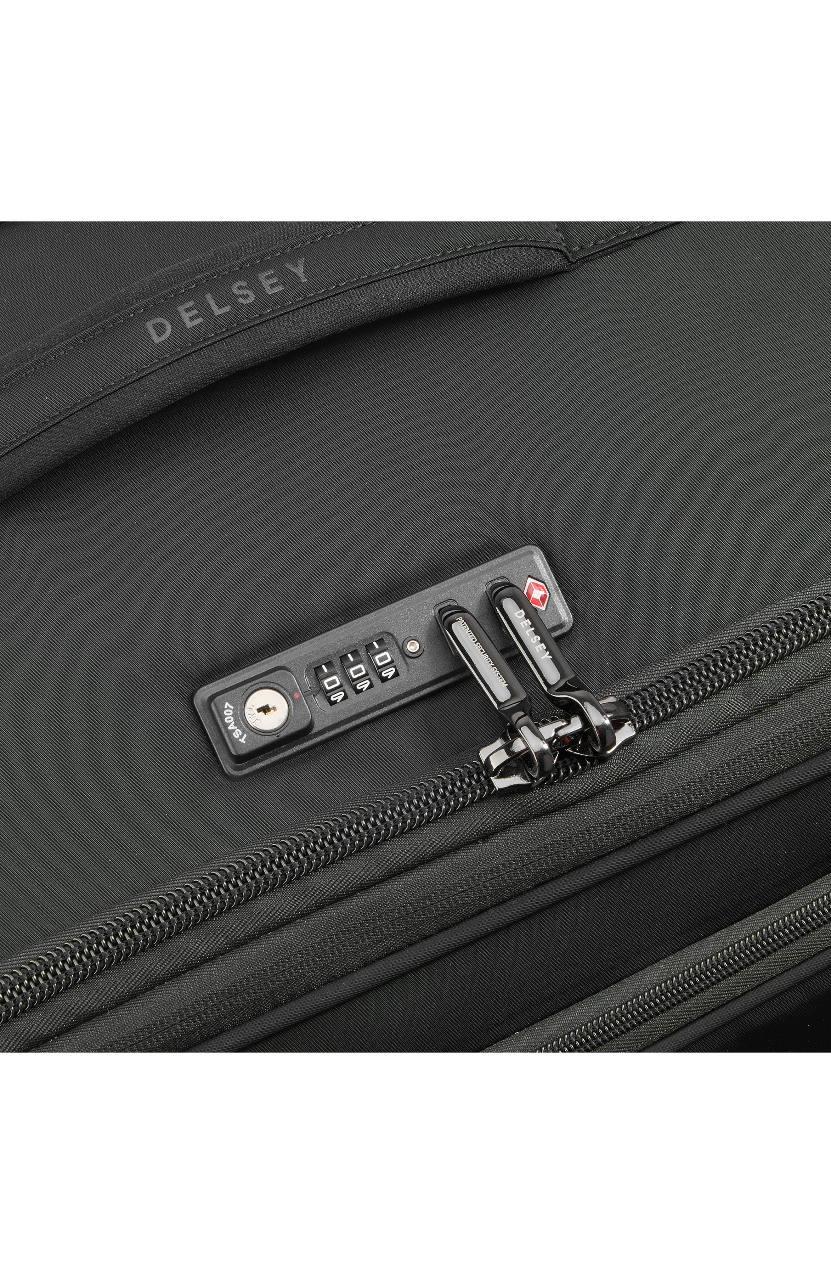 DELSEY Cruise 3.0 28-Inch Softside Spinner Luggage, Alternate, color, Black