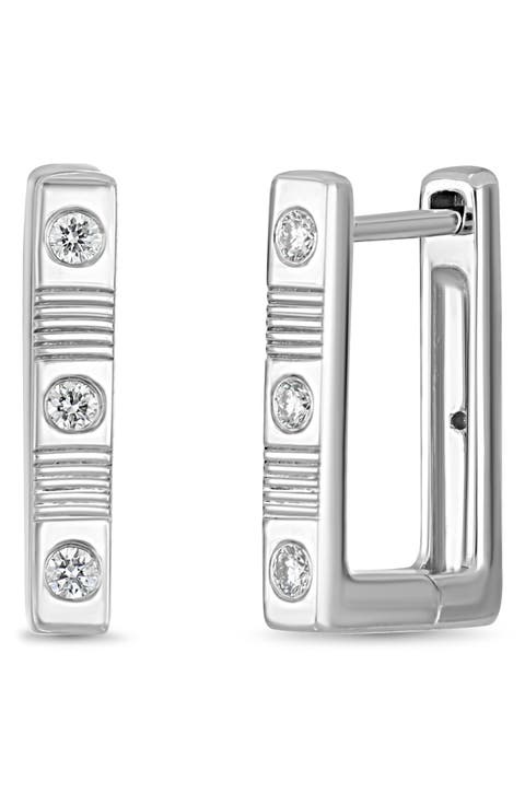 Cleo Diamond Hoop Earrings