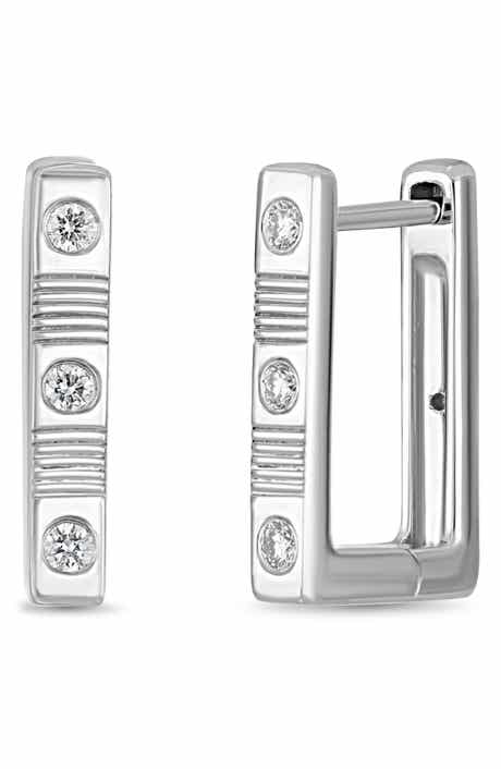 Bony Levy Cleo Diamond Hoop Earrings