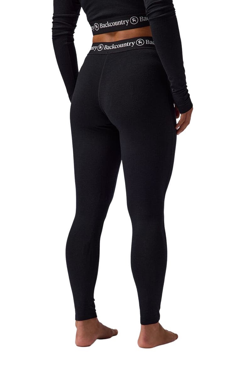 Cedars Rws Merino Lt-Wt Baselayer V-Waist Bottom - Women's, Alternate, color, Black
