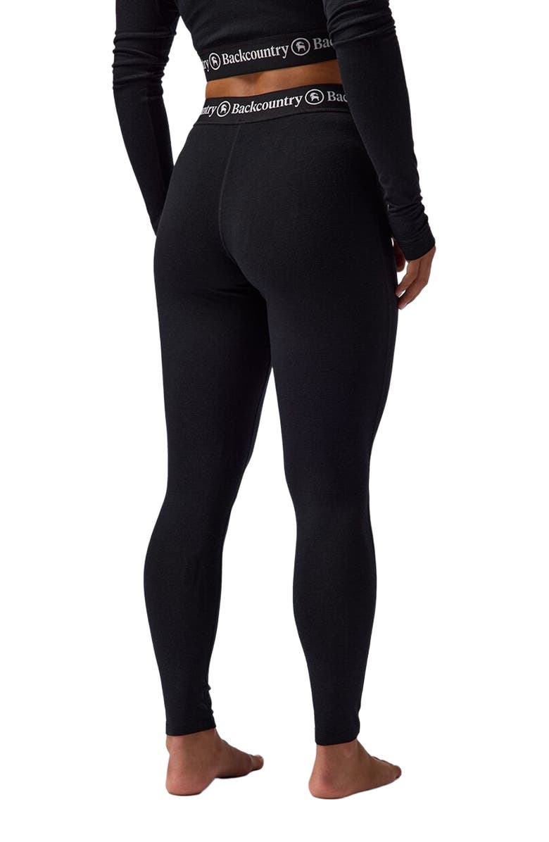 Backcountry Cedars Rws Merino Lt-Wt Baselayer V-Waist Bottom - Women
s, Alternate, color, Black