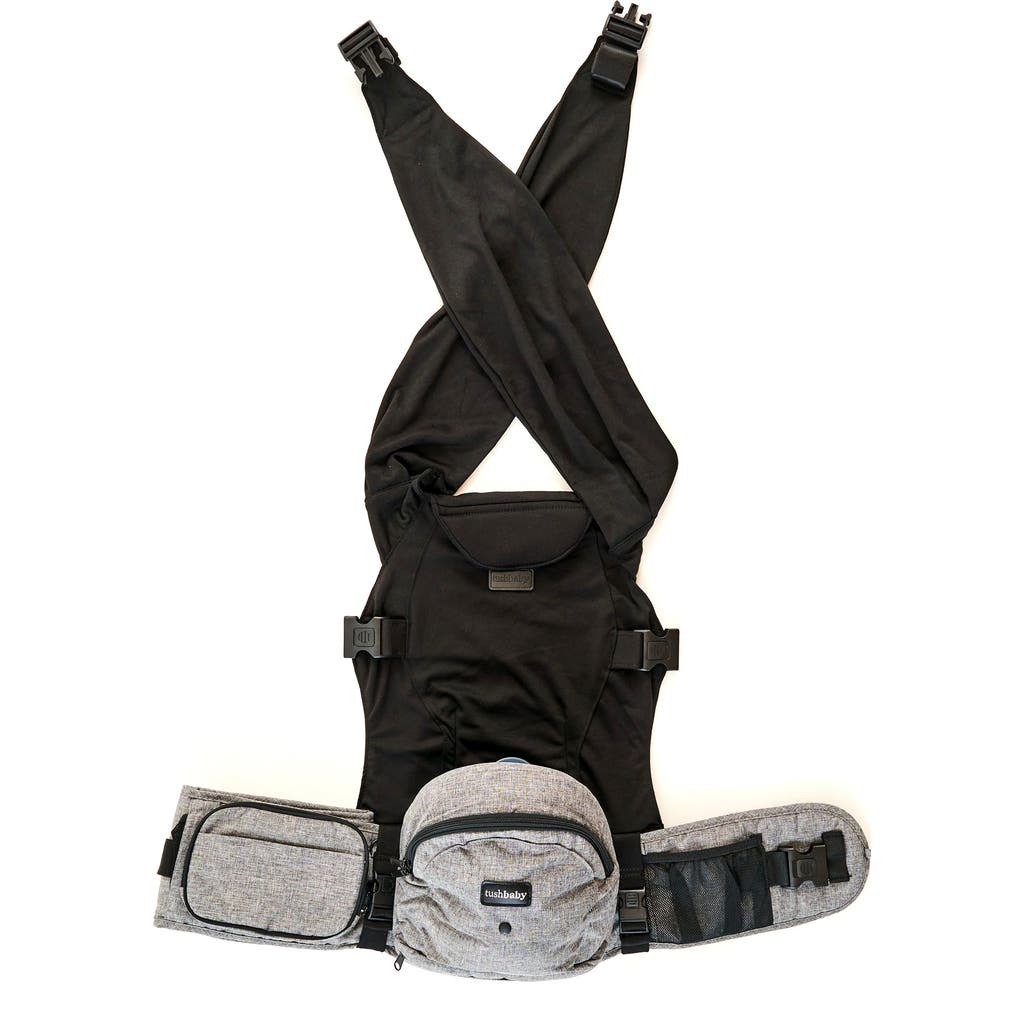 Tushbaby 2-in-1 Combo Carrier in Grey/Black  product