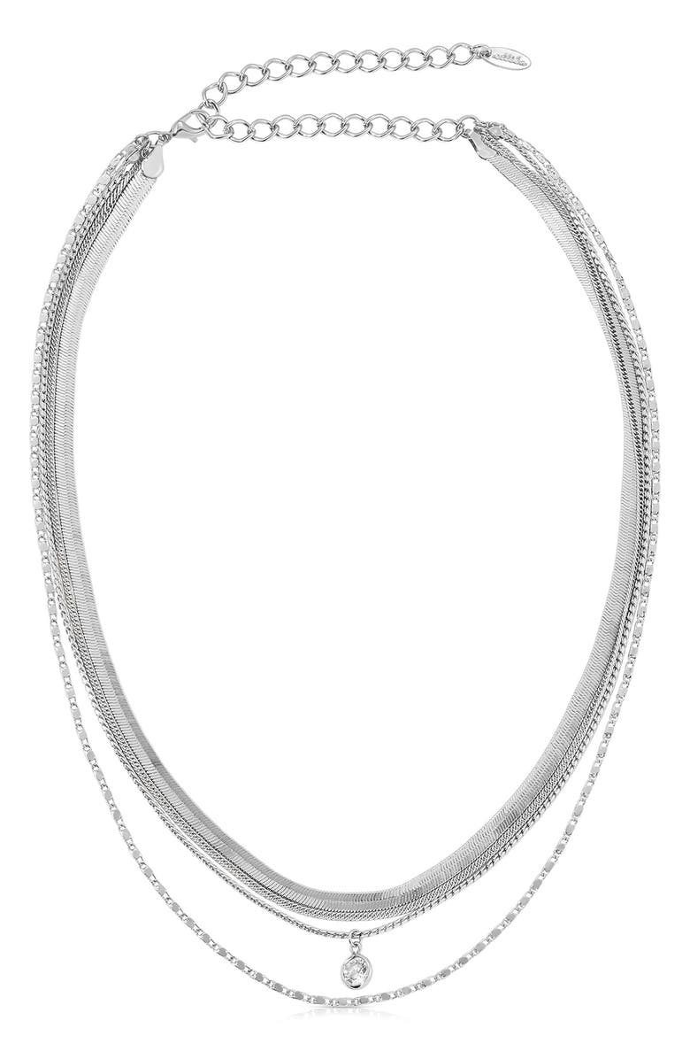Ettika All the Chains Layered Necklace, Alternate, color, 