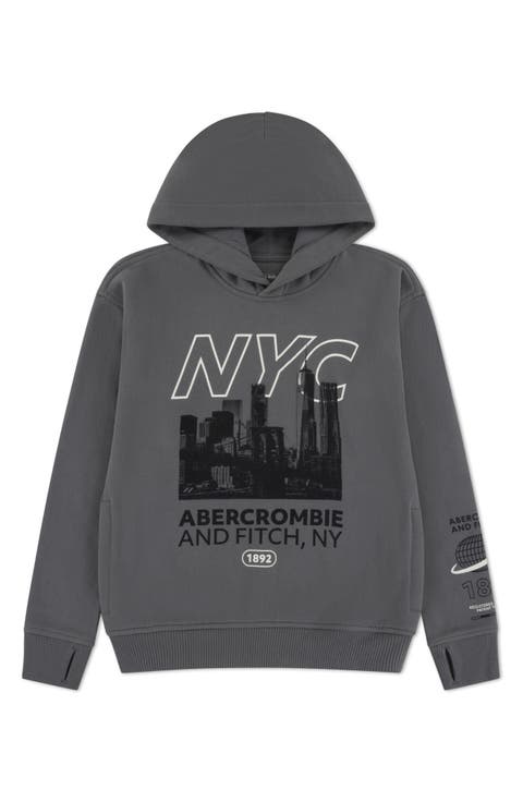 Kids' NYC Buildings Graphic Hoodie (Little Kid & Big Kid)
