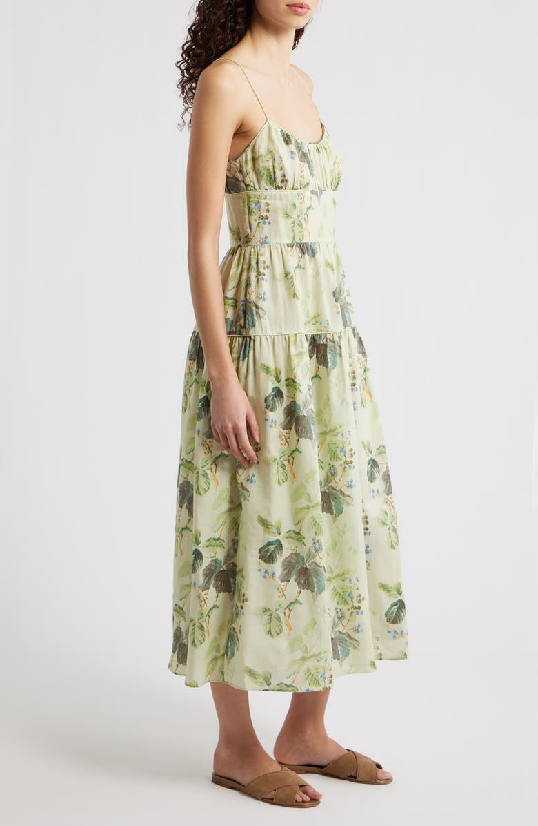 DÔEN Benoit Floral Print Sleeveless Maxi Dress, Alternate, color, Floraison De Mures