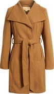 Michael Kors Belted Coat with Oversize Collar