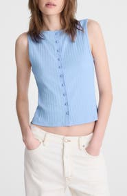 Madewell Rib Crewneck Vest Tank