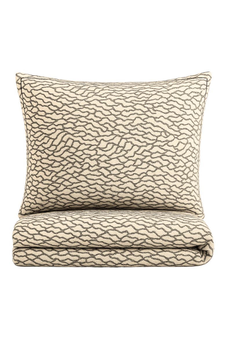 Kaleido Duvet Cover, Sheet & Shams Set, Main, color, GREY